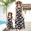 Mother And Daughter Vacation Beach Vest Long Skirt - MAXIME