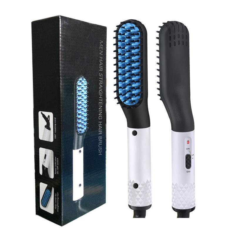 Multifunctional Hair Straightener Hair Comb Brush Men Beard Straightener Straightening - MAXIME