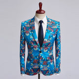 Men's Printed Suit Jacket - MAXIME