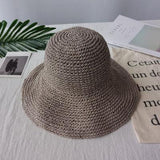 Flat Drooping Hat - MAXIME