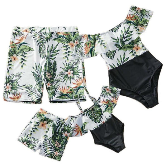 Parent-Child Swimsuits Baby Boys Girls Men'S And Women'S Clothing - MAXIME