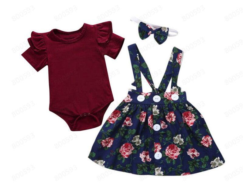 Clothing girl Baby Girls Kids Skirt Romper Clothes - MAXIME