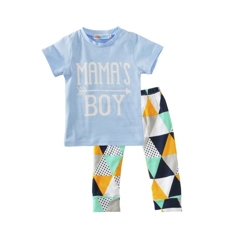 Boy Suit Short-Sleeved T-Shirt Two-Piece Suit - MAXIME