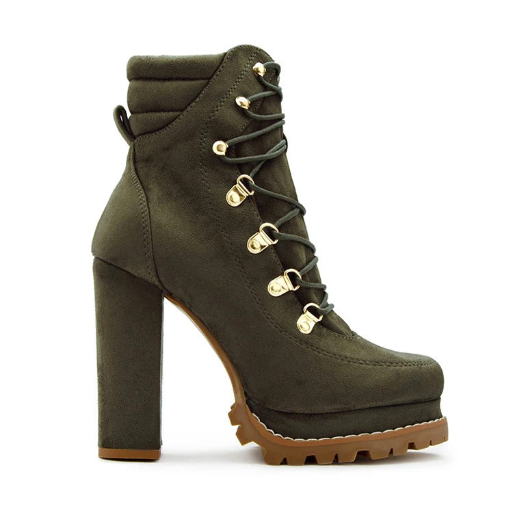 Platform Ladies Short Boots