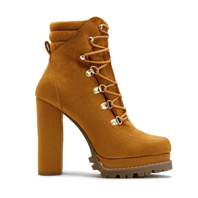 Platform Ladies Short Boots