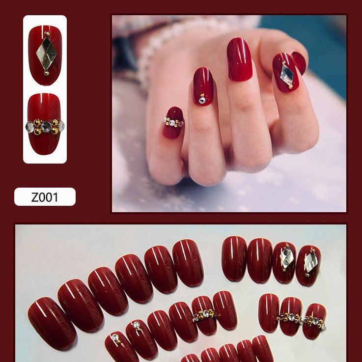 Nail Patches Nail Patches Nails Finished Nail Patches Nail Stickers - MAXIME