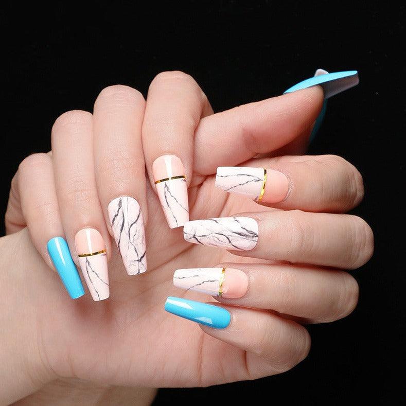 Ballet Coffin Fake Nails - MAXIME