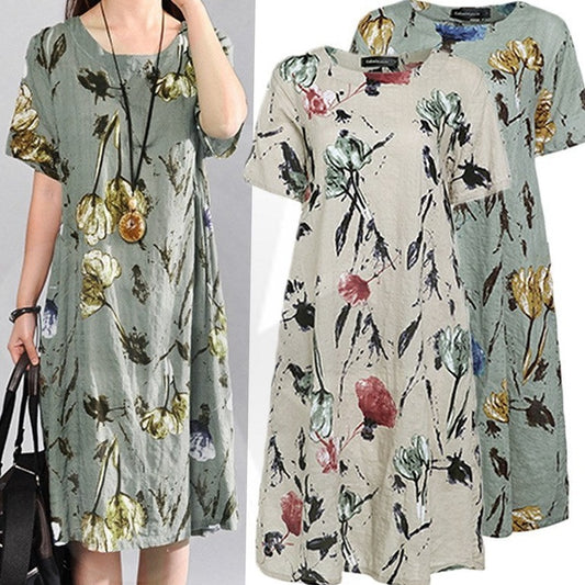 Summer Floral For Women Dresses - MAXIME