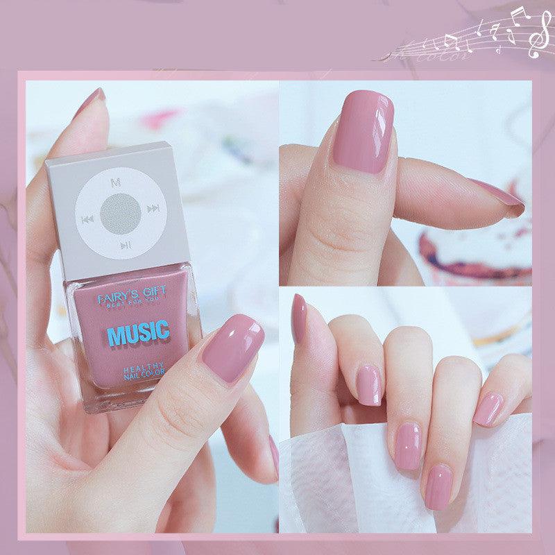 Odorless, Baking-free Nail Polish, Non-peelable Oily Nail Polish, Cherry Color Nail Polish - MAXIME