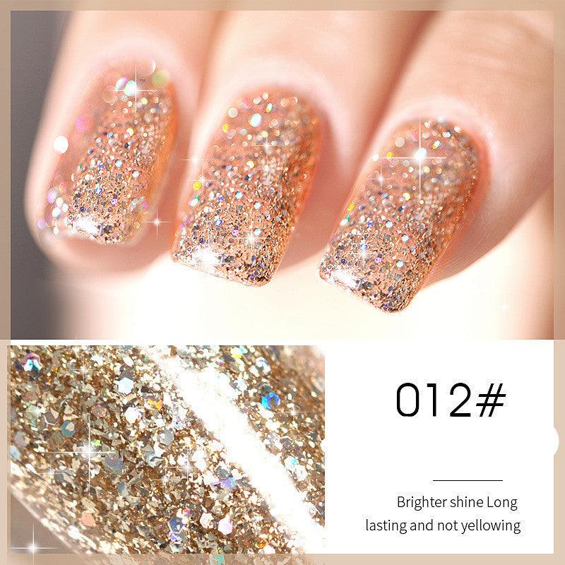 Flash Nail Polish New Super Flash Micro Diamond Nail Shop Special Sequins - MAXIME