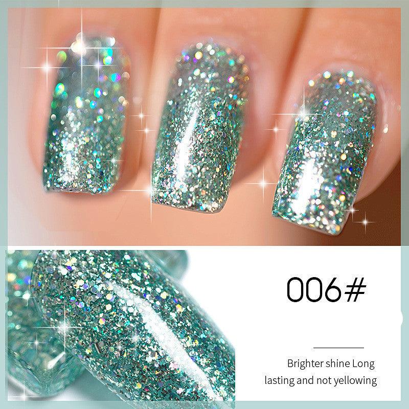 Flash Nail Polish New Super Flash Micro Diamond Nail Shop Special Sequins - MAXIME