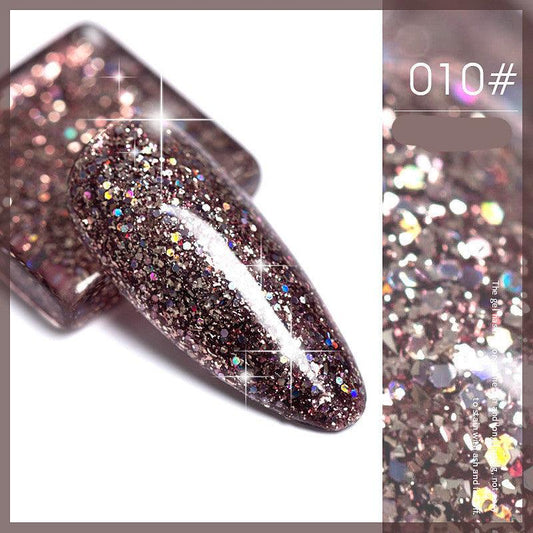 Flash Nail Polish New Super Flash Micro Diamond Nail Shop Special Sequins - MAXIME