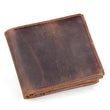 Men Leather Short Wallet Men'S Leather Wallet - MAXIME