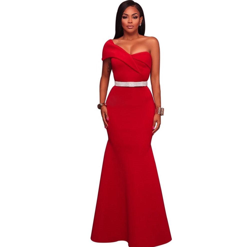 Ladies Sexy Red Maxi - MAXIME