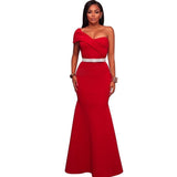 Ladies Sexy Red Maxi - MAXIME