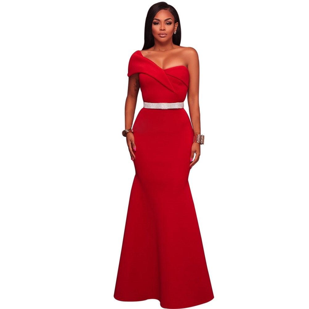 Ladies Sexy Red Maxi - MAXIME