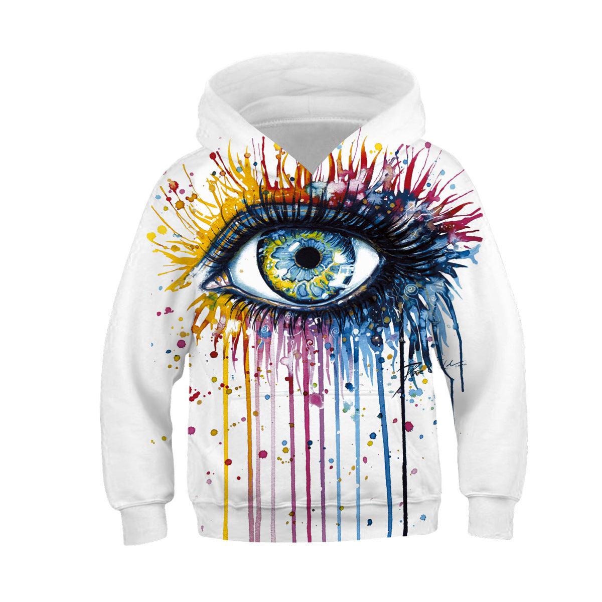 Digital Printed Children's Hooded Sweater For Kids - MAXIME