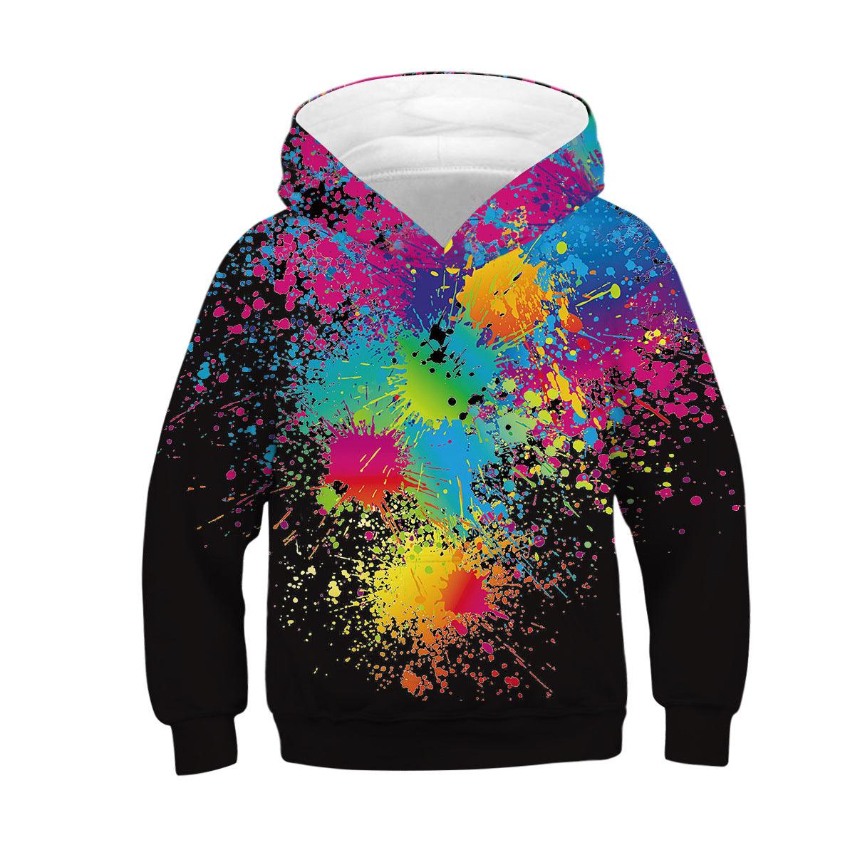 Digital Printed Children's Hooded Sweater For Kids - MAXIME