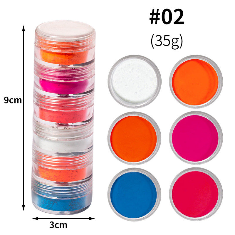 6 Colors Optional Pearl Powder Dyed Powder - MAXIME