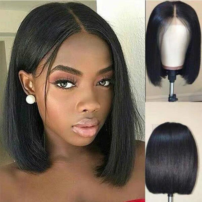 Short Human Hair Wigs Bob Brazilian Black Women Remy - MAXIME