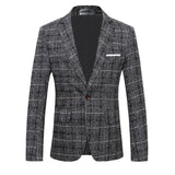 Maxime Slim-fitting Plaid Suits - MAXIME