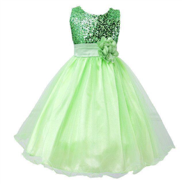 Baby Sequin Dress Flower Girl Wedding Princess Dress - MAXIME