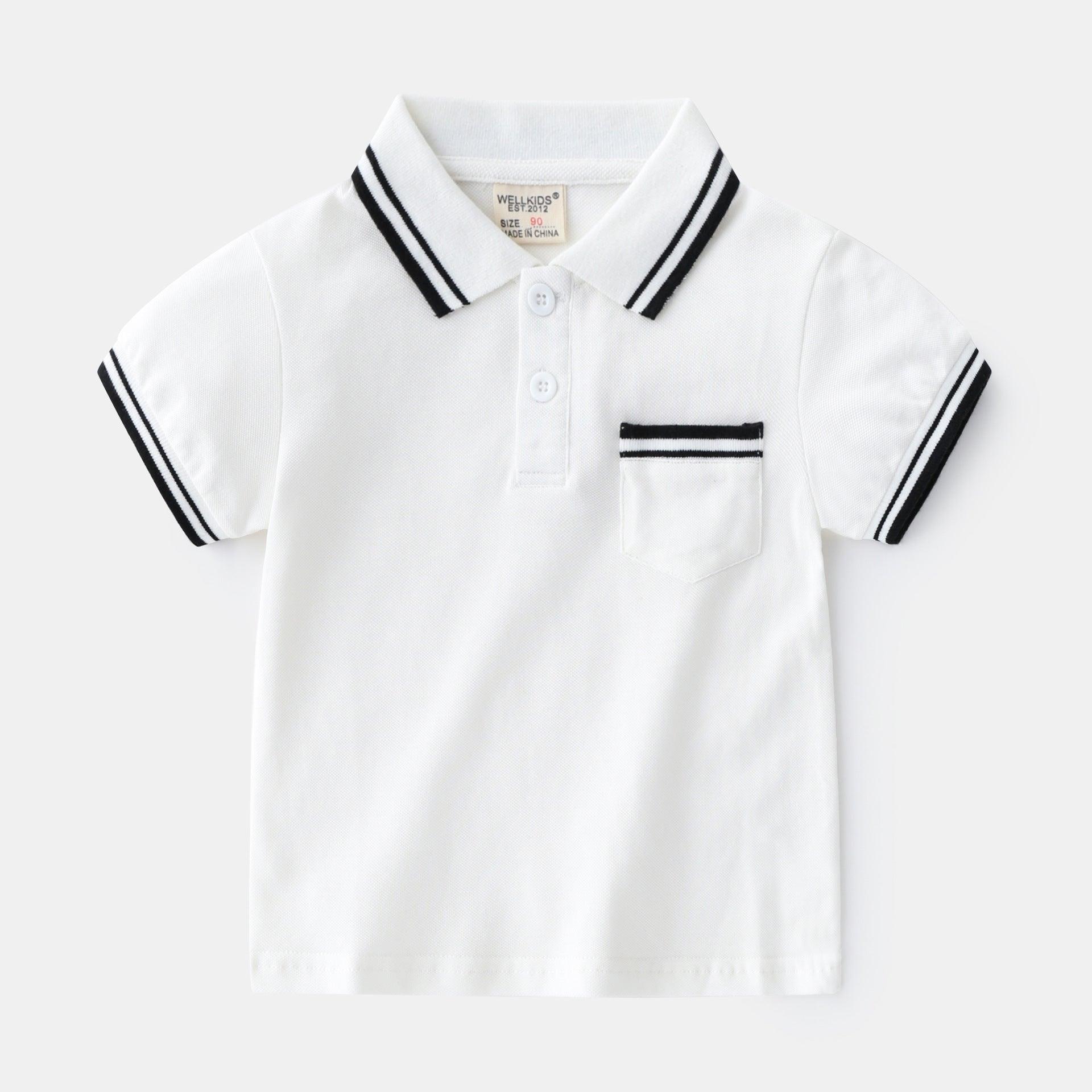 Boys' T-Shirt Summer Polo Shirt - MAXIME