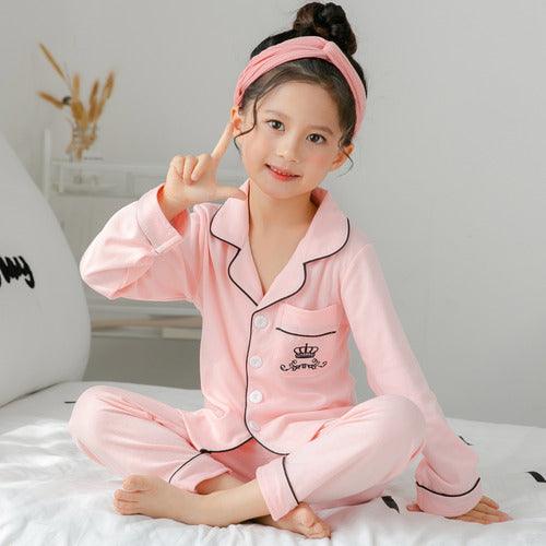 Big Children's Thin Cotton Pajamas Set - MAXIME