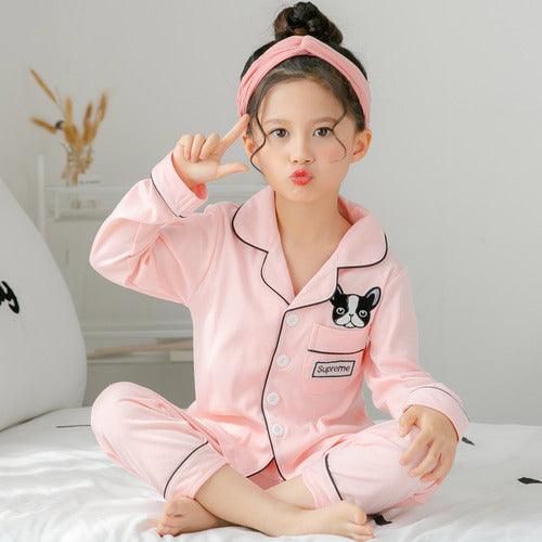 Big Children's Thin Cotton Pajamas Set - MAXIME