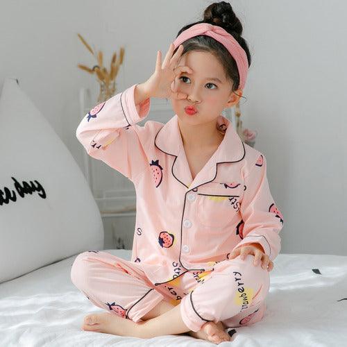 Big Children's Thin Cotton Pajamas Set - MAXIME