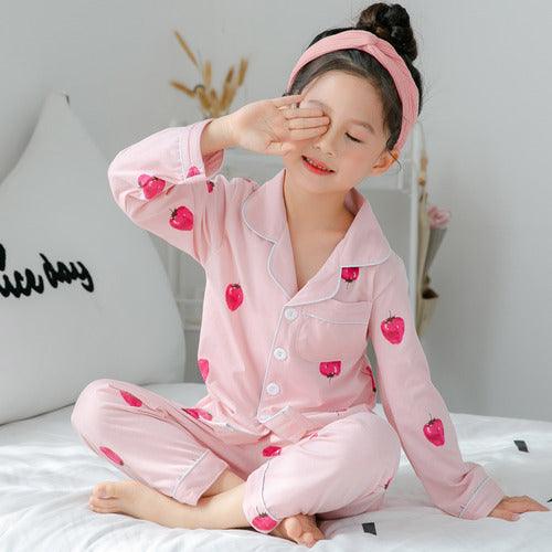 Big Children's Thin Cotton Pajamas Set - MAXIME