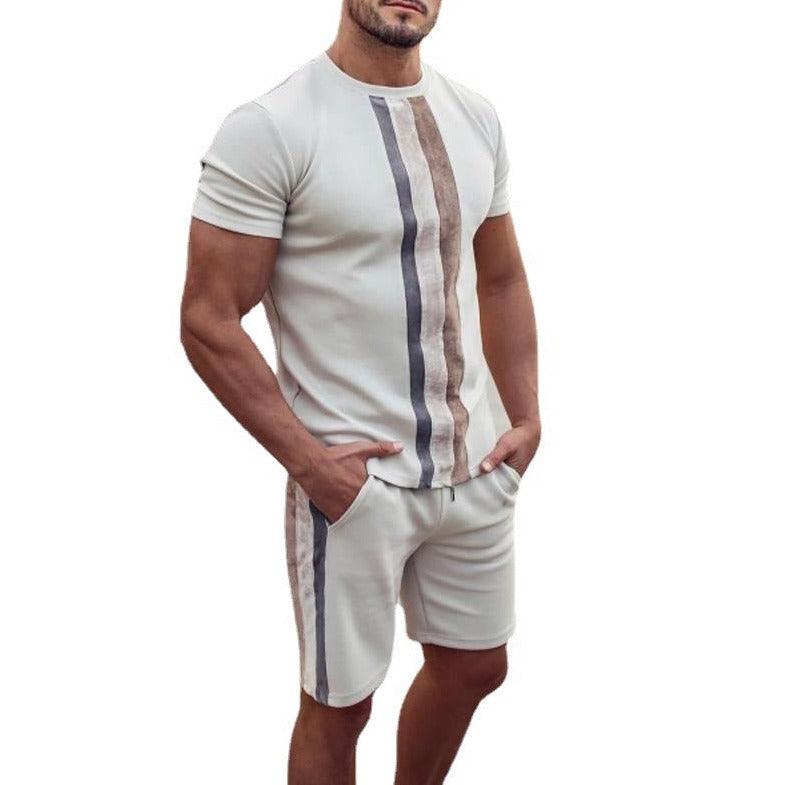 Short Sleeve Casual Suit Two-piece Men - MAXIME