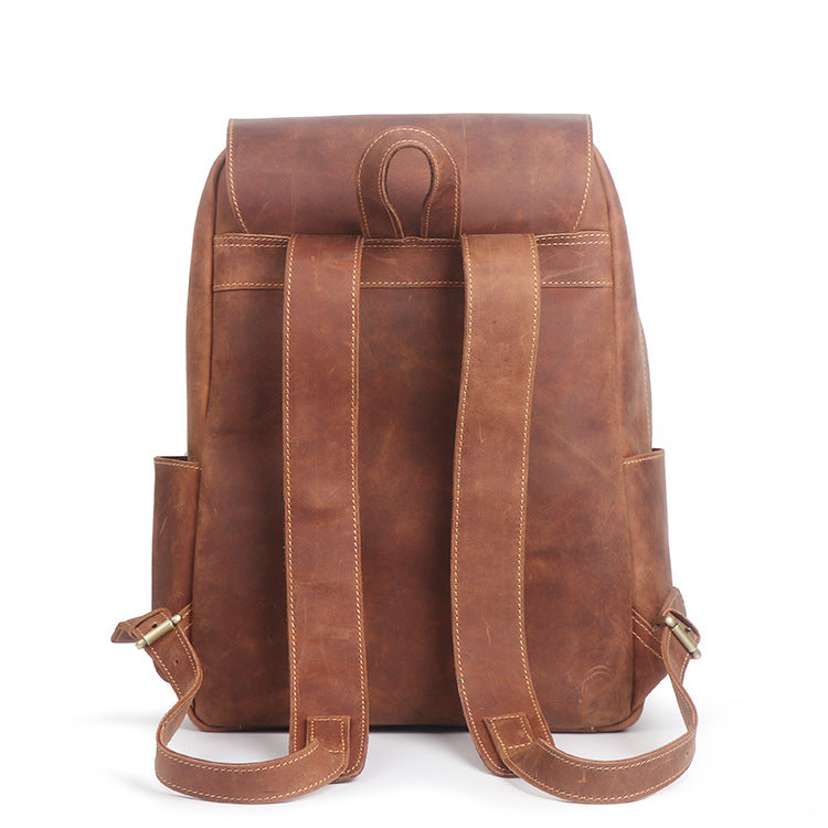 Leather Backpack Retro - MAXIME