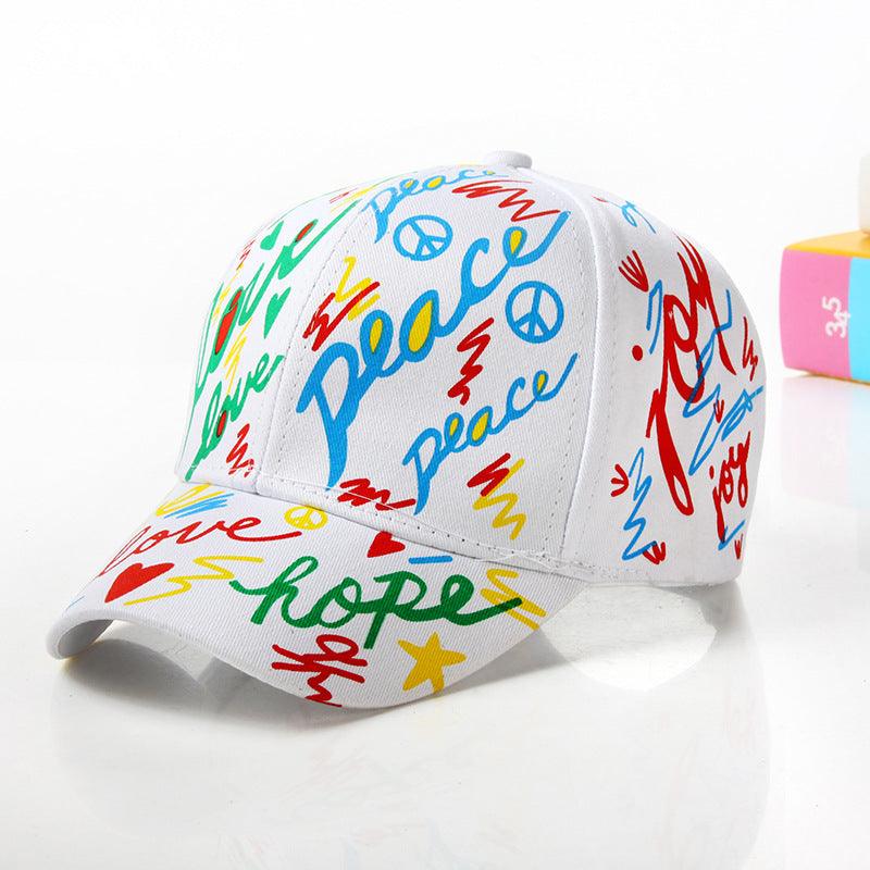 Casual Graffiti Baseball Hat - MAXIME