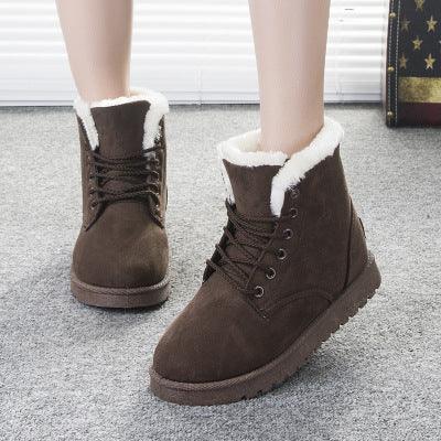 Winter Snow Boots Lace Up Shoes - MAXIME