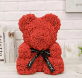 25cm Cute Flower Rose Bear Handmade Valentines Gift - MAXIME