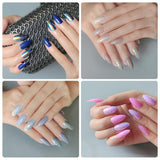 24 pieces of trendy wearable nail pieces - MAXIME