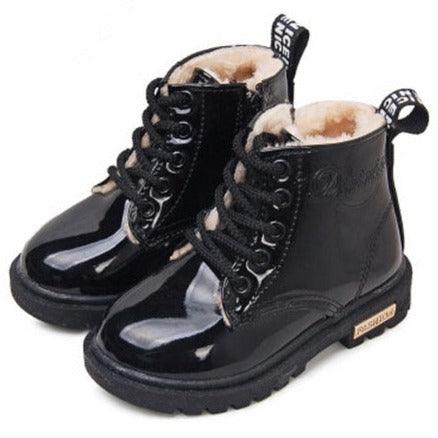 Leather Waterproof Boots Kids Snow Boots - MAXIME