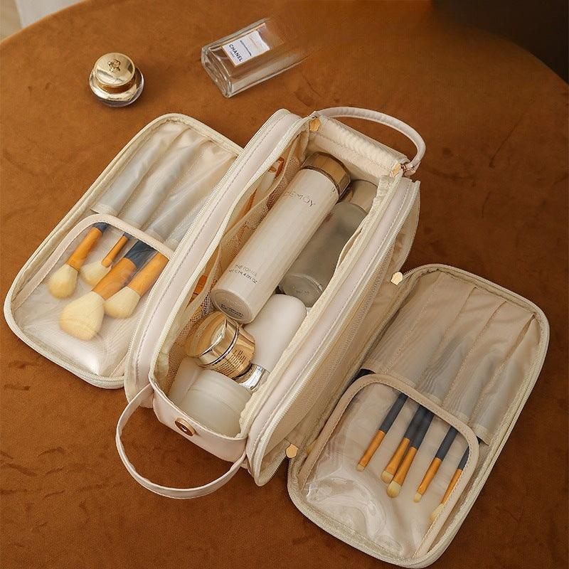 Portable Pu Leather Storage Bag For Skin Care Products - MAXIME