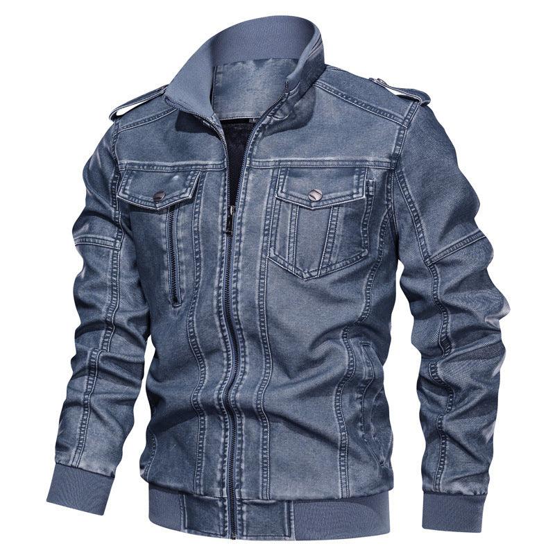 Men's Pu Leather Coat - MAXIME