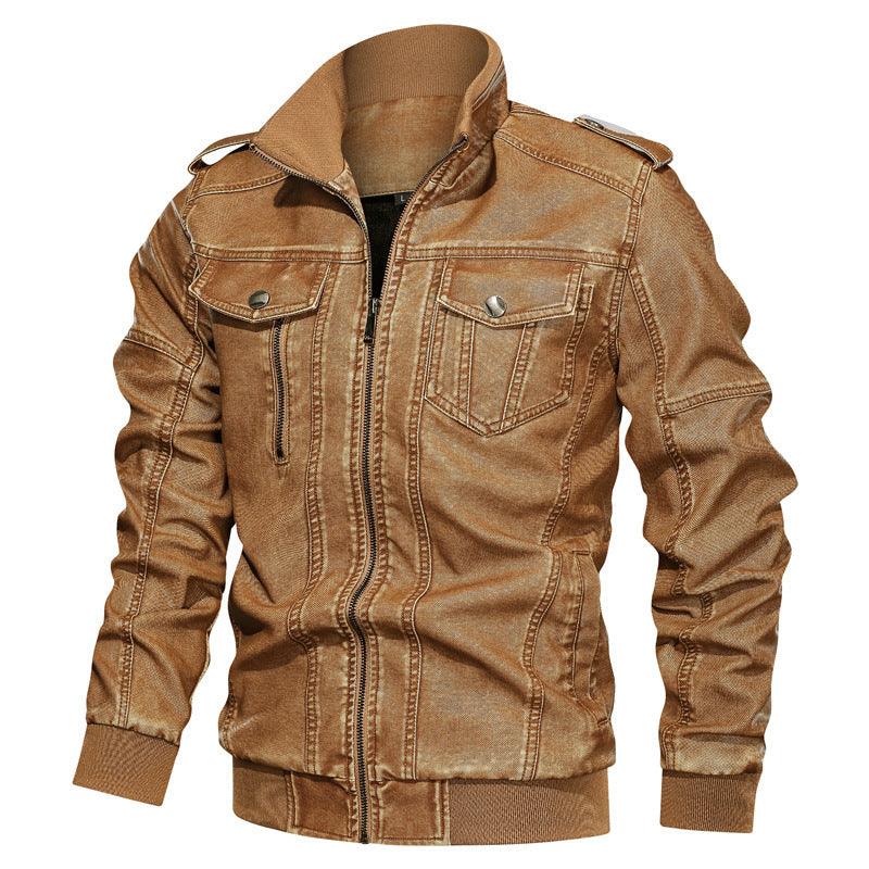 Men's Pu Leather Coat - MAXIME