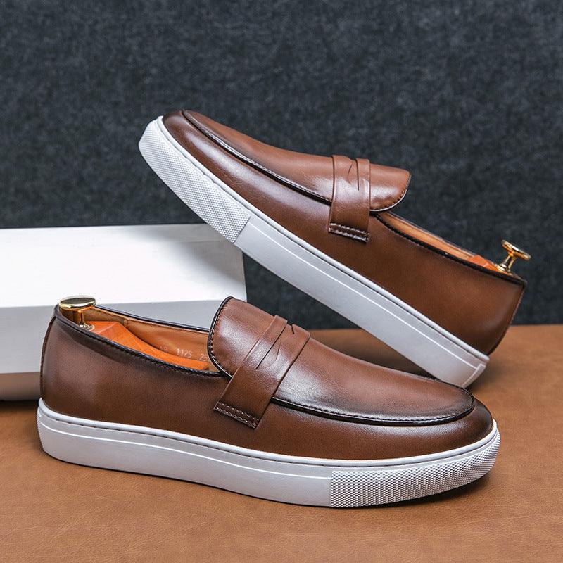 Male Business Casual Leather Shoes - MAXIME