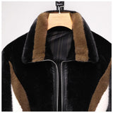 Men's Warm Mink Fur Jacket Coat - MAXIME