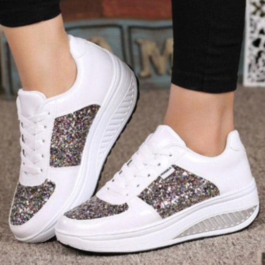 Sequin women's sneakers - MAXIME