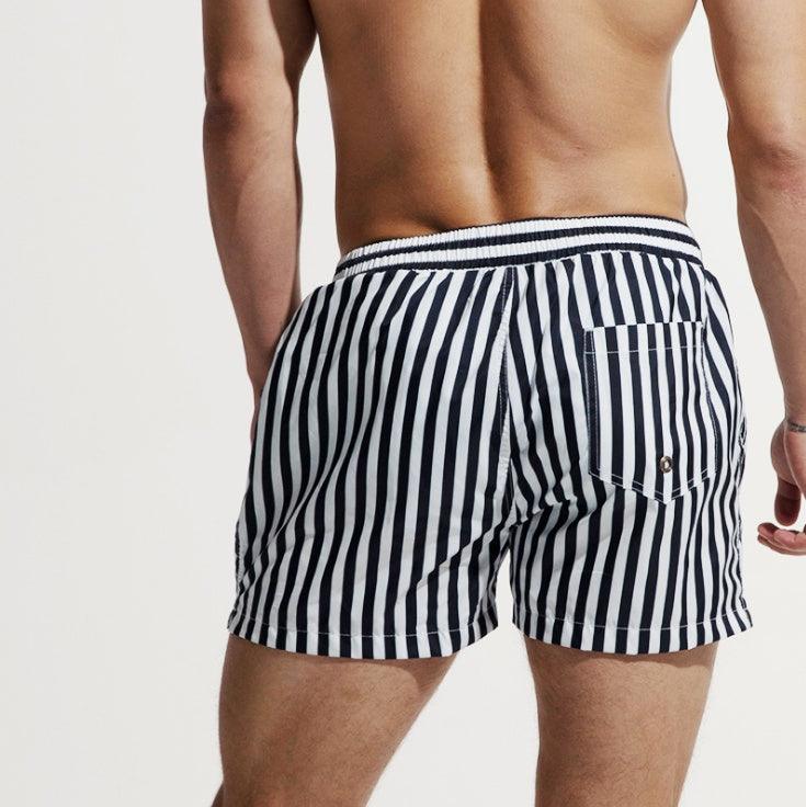 Striped beach pants, pants, loose shorts - MAXIME