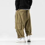 Straight wide leg cargo pants - MAXIME