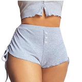 Women's Side Drawstring Shorts - MAXIME