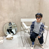 Boys plaid t-shirt - MAXIME