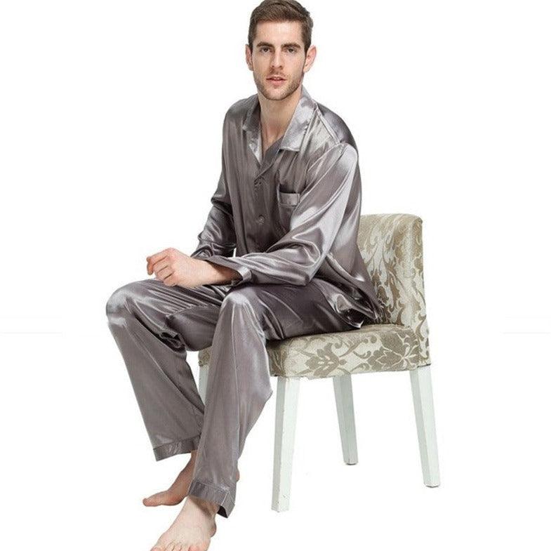 Pajamas Nightgown Loose Homewear Men Winter Sleepwear - MAXIME