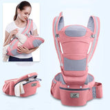 Ergonomic Baby Carrier Infant Baby Hipseat Carrier 3 In 1 Front Facing - MAXIME